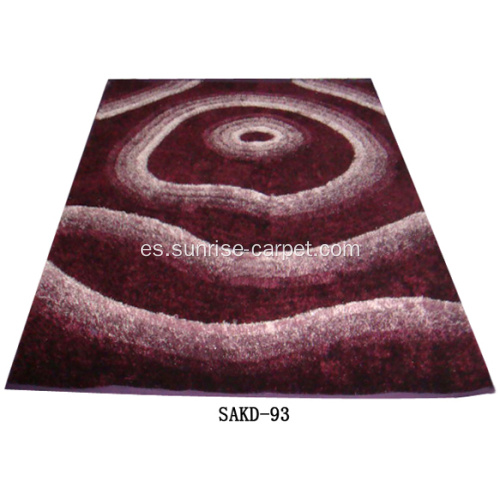 1200D Thick Silk Shaggy con diseño de alfombra